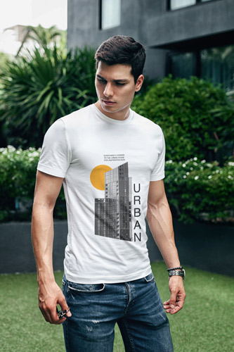 Man Posing in Nature