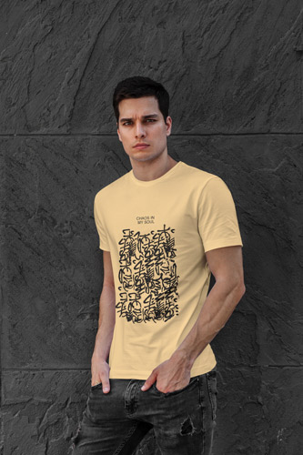 Man Posing by the Wall