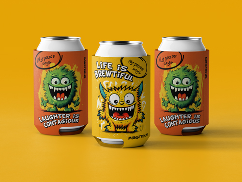 Can Lineup Front View