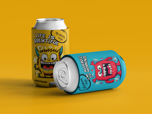 Soda Cans, One Rolled Over