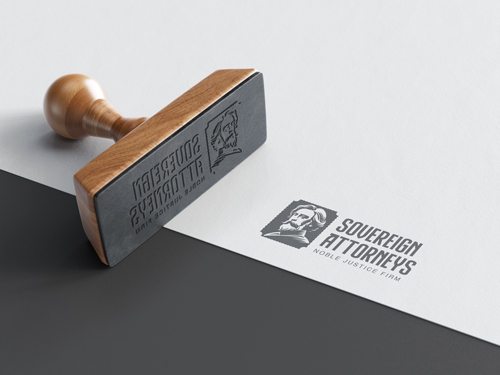 Company Stamp on a Piece of Paper