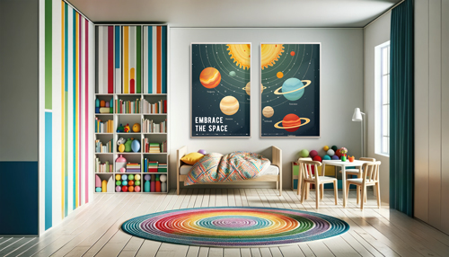 Posters Hanging Next to Each Other 