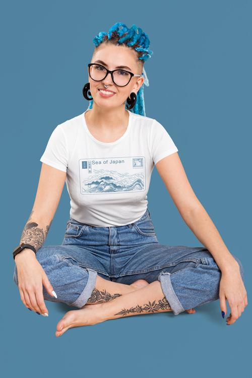 Woman Demonstrating Street Style