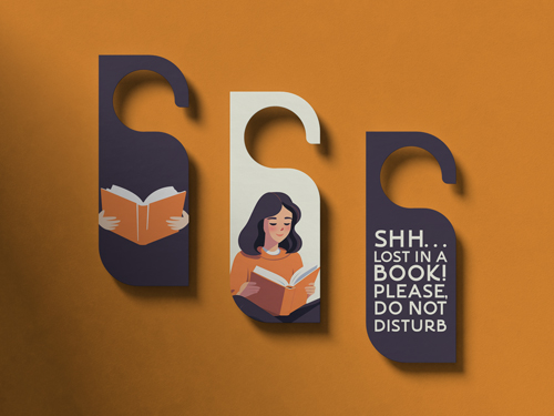 نظرة أمامية لشماعات مقابض أبواب