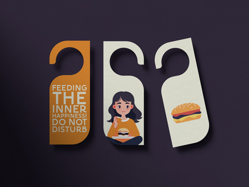 نظرة علوية على لافتات أبواب