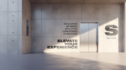 Elevator Inside a Moden Building