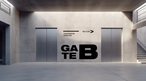 Two Elevators Next to Each Other