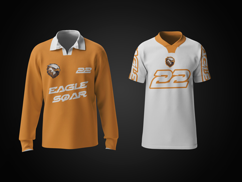 Two Jerseys, One With Long Sleeves