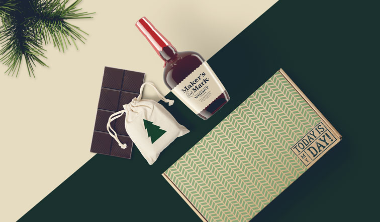 Whisky and a Chocolate Bar Gift Set