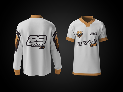 Team Jerseys, One Back View