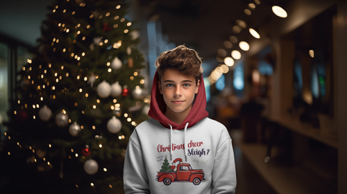 Boy With a Hood on His Head