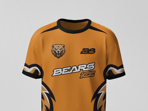 Athletic Jersey Closeup View