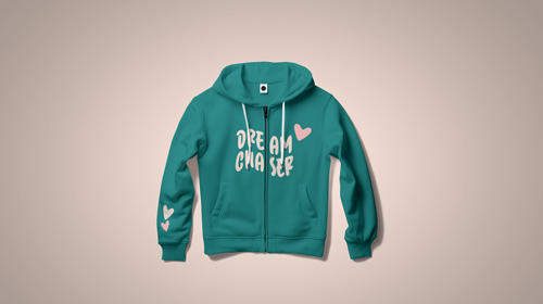 Hoodie zippé Vue de face