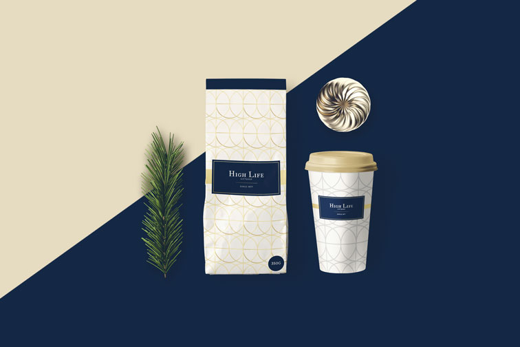 Coffee Package with a Disposable Cup