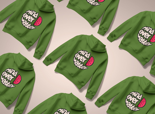 Collection de vestes Vue de haut