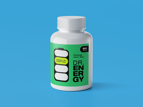 Pill Container Front View