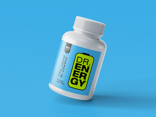 Pill Container Tilted View