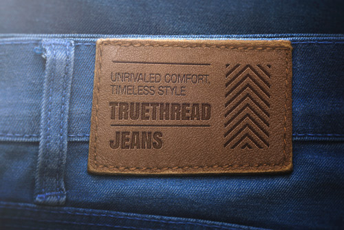 Logo on a Jeans Label