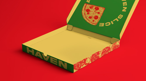 Pizza Kutusunun Kısmi Görünüşü