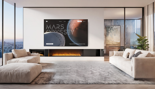 TV Station in a Living-Room