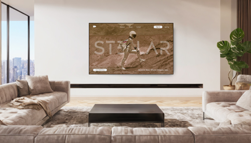 TV in a Living-Room Area