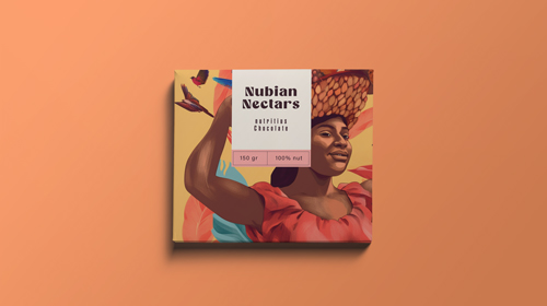 Çikolata Ambalajının Yukarıdan Görünüşü