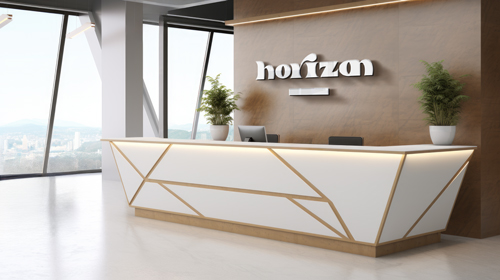 Design d'une zone d'accueil