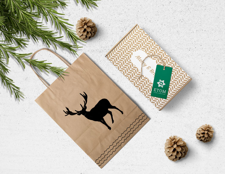 クリスマスプレゼントと紙袋