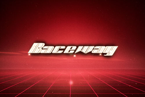 Logo Holder With a Red Background