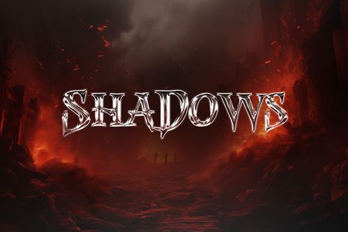 Logo Holder in a Fiery Setting