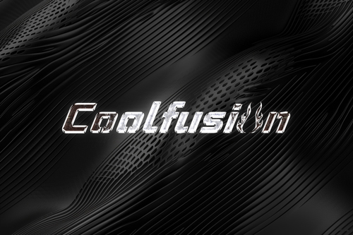 Logo Holder on a Black Leather Background