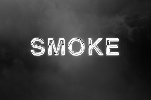 Logo Placed in Dark Clouds