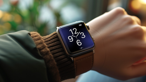 Classic Smartwatch Closeup View