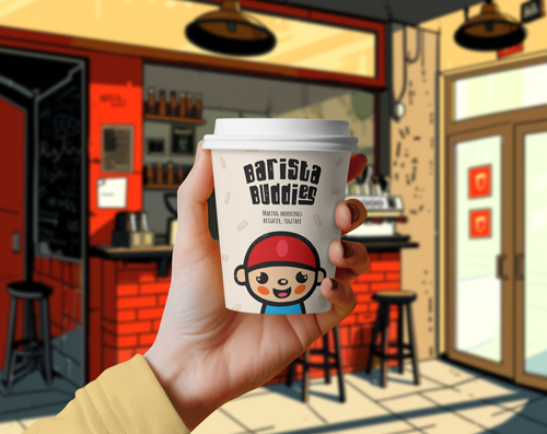 Paper Cup Front View