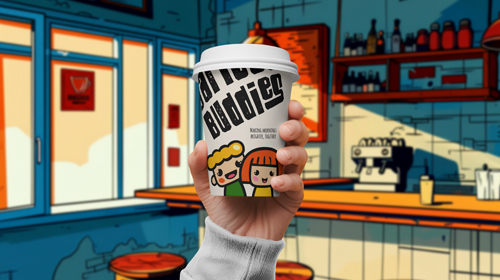 Paper Cup in a Human Hand