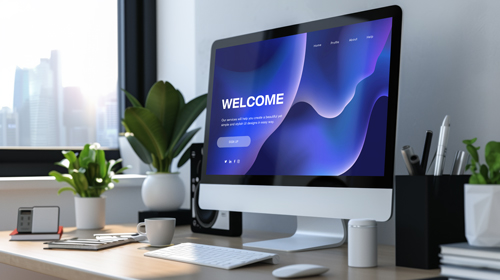 iMac on a Modern Office Desk
