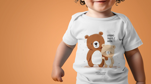 Baby in a Bodysuit Partial View