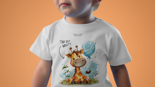 Baby in a Bodysuit Chest Area View