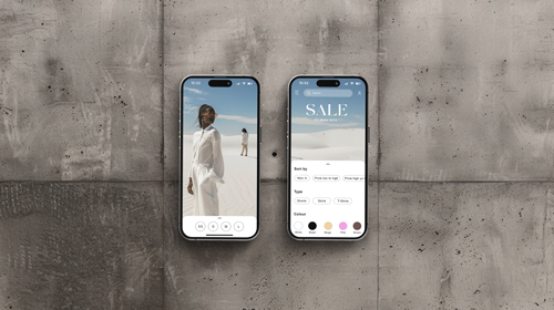 Apps on 2 iPhone 15 Pro Screens Front View