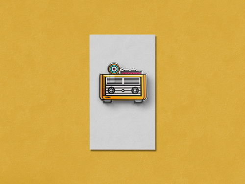 Button Pin on a Paper Sheet