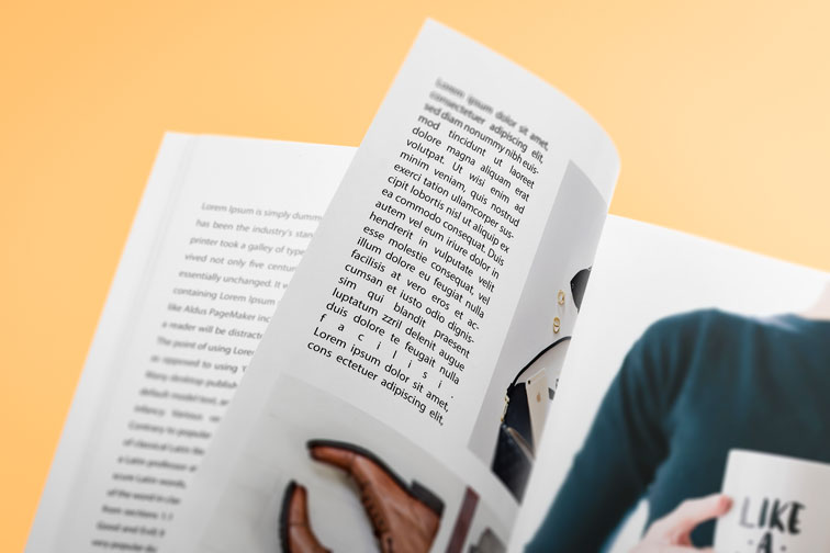 Top Part of an Open Book 