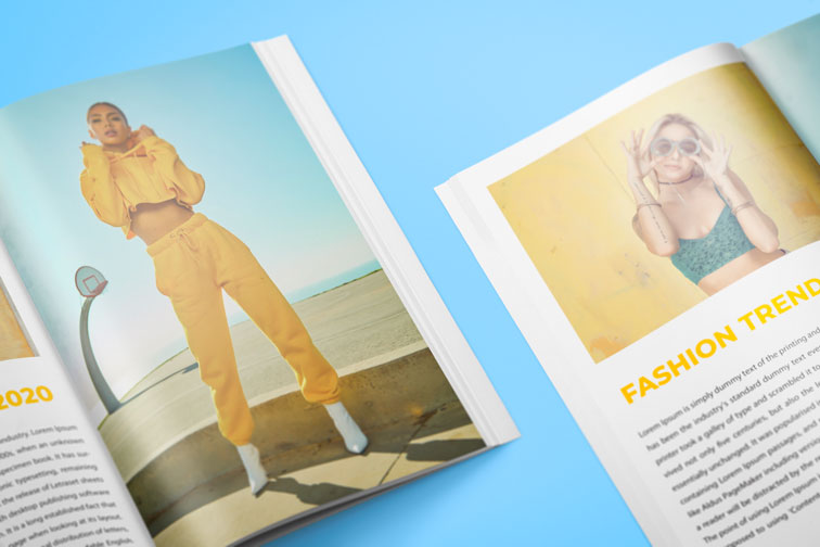 Two Magazines from the Top View