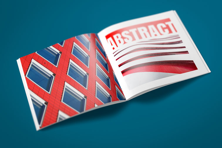 Square Shaped Open Magazine 