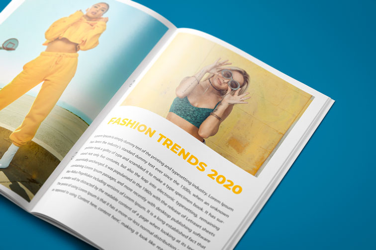 Zoomed Up Angled Magazine  