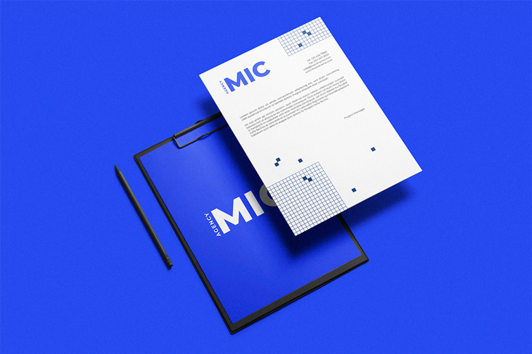 Clipboard with Paper 