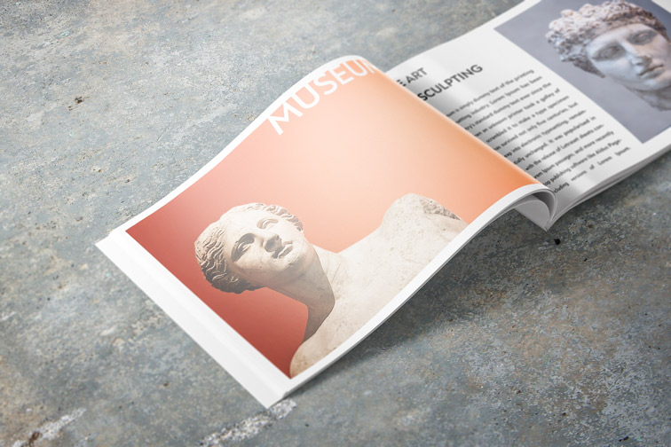 Landscape Magazine Mockup