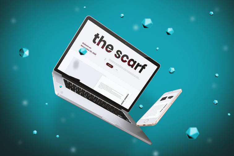 MacBook and iPhone in the Air