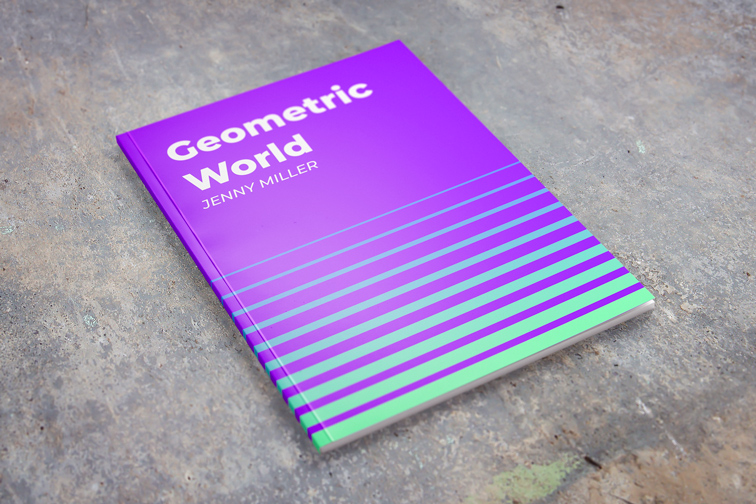 Softcover Book on a Grey Texture Background