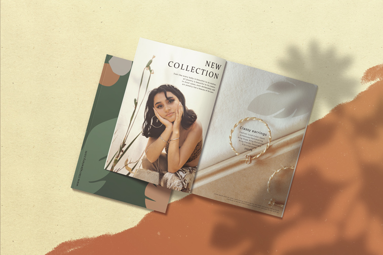 Revistas apiladas sobre un fondo retro