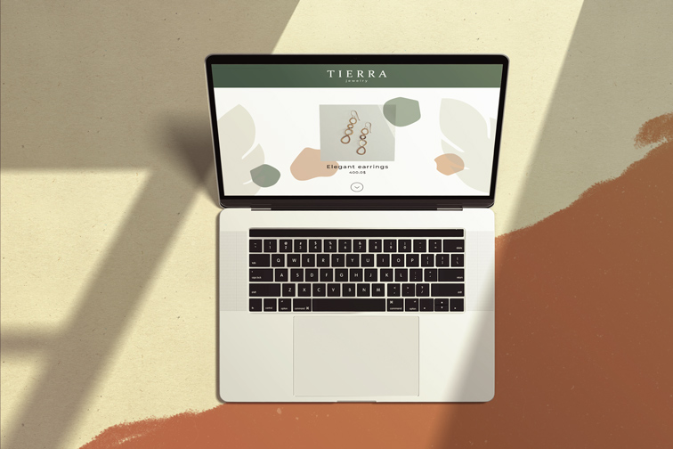 Portátil sobre un fondo retro